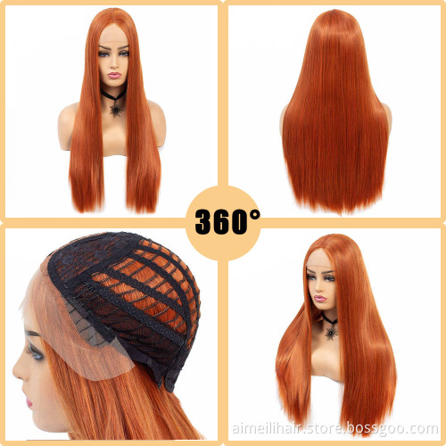 Lace Front Wholesale Prices Wigs For Women Daily Or Cosplay Long Natural Front Lace Straight 99J Color Synthetic Ladies Hair Wig